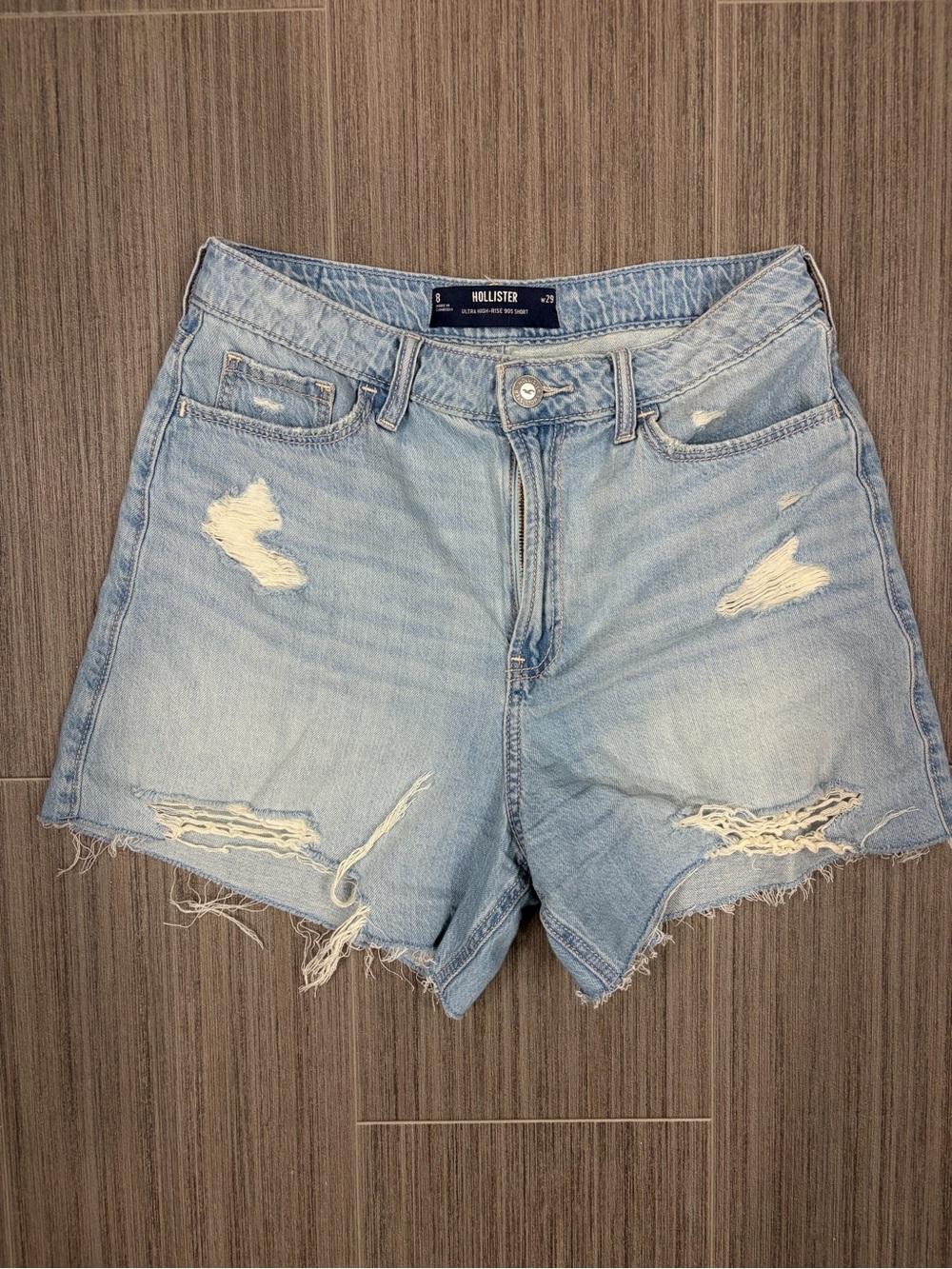 Hollister high rise Jean shorts